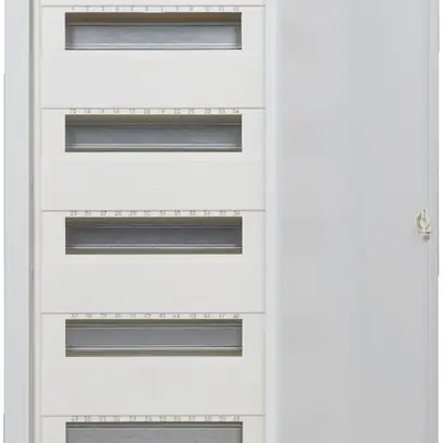 Distributore di corrente INC JUMBO, 5 file, 5×12UM, 5 guide, morsetti 