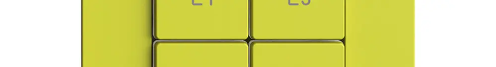 Comando per pulsante scena 4 scene/4T WLAN Edue Wiser lemon 