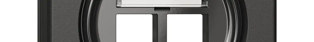 Kit di montaggio NUPU Feller S-One EASYNET, per 2×RJ45, profondità 28 mm, nero 