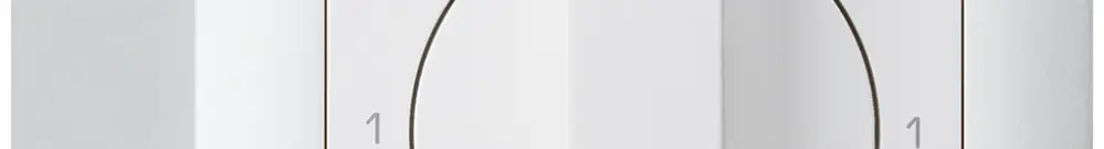 Interrupteur rotatif AP kallysto 2/1L blanc 0-A-0-M avec manette 