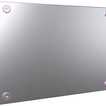 Petit boîtier Rittal KX Jonction, IP66, 400×300×120mm, acier fin V2A 