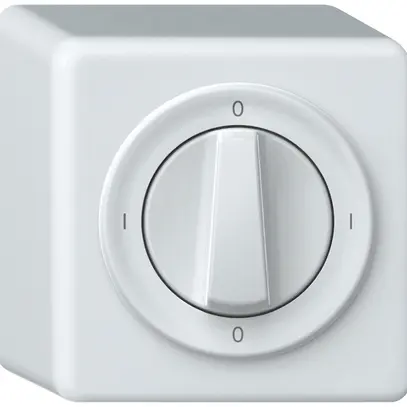 Interruttore rotativo AP origin interruttore 0/2L 16A 250V 0-I-0-I 88×88×54mm bi 