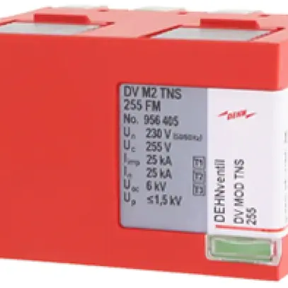 Modulo di protezione a spinterometro DEHN/elvatec SE DV MOD TNS 255 