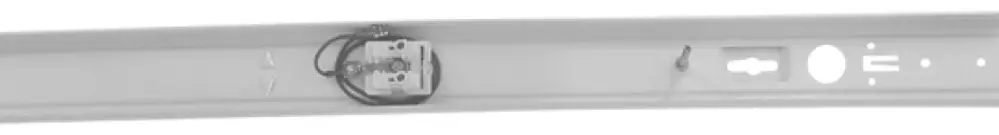 Couvercle de montage Hegra pour réglette T8, blanc, 1230mm 