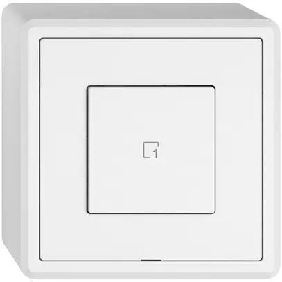 Poussoir scènes AP EDIZIO.liv Wiser SNAPFIX® 1 scène 1 touche bc 