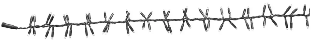 Ghirlanda MK Magic String Lite 120 2.5m 230V 120 LED bianco caldo, cavo nero 