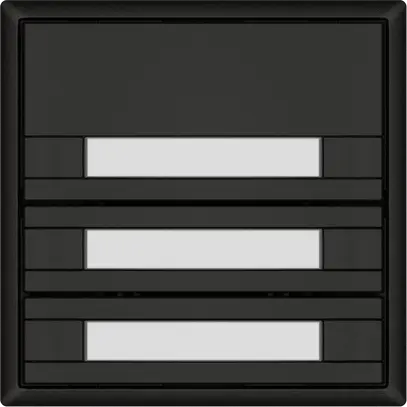 Universaltaster EDIZIO.liv UNI SNAPFIX® 12…48V o.LED 3× 2-Tbed.Pap.sz 