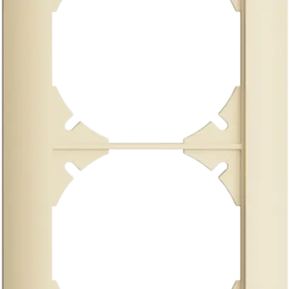UP-Kopfzeile EDIZIOdue SNAPFIX® 4×1 vertikal 88×268mm crema 