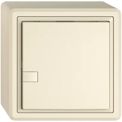 AP-Universaltaster EDIZIO.liv UNI SNAPFIX® o.LED 1× 1-Tbed.cr 