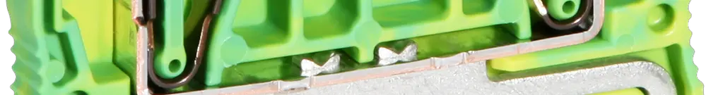 Morsetto di protez. 0.08…4mm² connessione a molla verde/giallo 