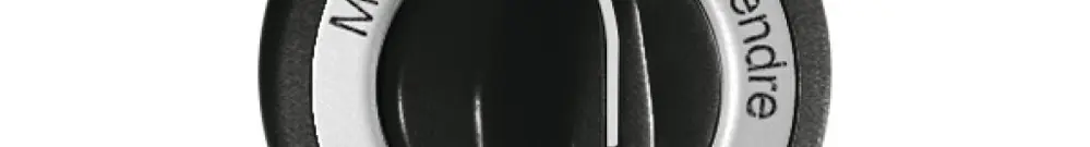 Frontset Monter-I-Descendre schwarz für Schwenktaster FH 