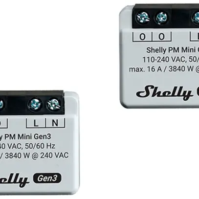 Compteur d'énergie Shelly PM Mini Gen3 (Dual Pack) directe achat 