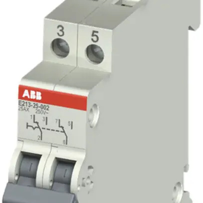 Inverseur AMD ABB E213, 25A/250V 2L 2C, 1UM, "I-II" 