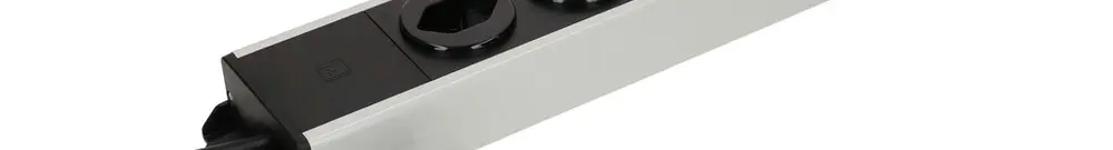 Prise multiple MH POWER LINE 16A 6×T23 1.5m gris-noir 2×aimant 