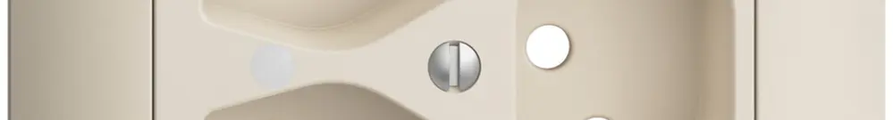 Kit frontal ENC EDIZIOdue crema 88×88mm 3×T13, lentille, 