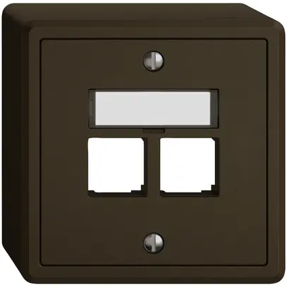 Kit di montaggio AP EDIZIO.liv EASYNET S-One SNAPFIX® destra per 2×RJ45 ma 
