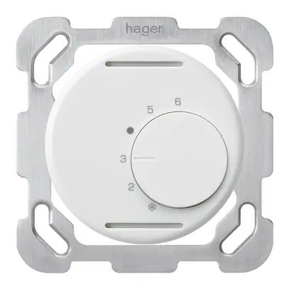 Insert pour thermostat d'ambiance ENC basico plaque de fixation blanc 24V 