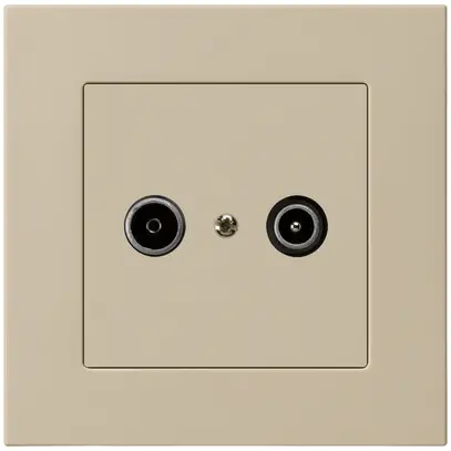 Prise de passage ENC kallysto.pro R/TV 19dB beige 