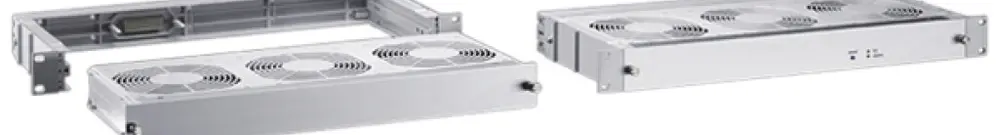 Ventilateur Rittal SK 3351.230 482.6×44×200mm 230VAC 