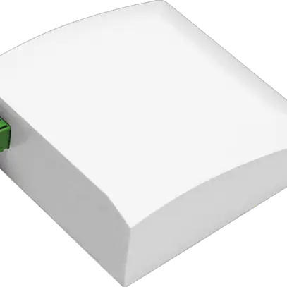 Boîte FO version épissée 1×connecteur LC Duplex et 2×LC Pigtail vert 