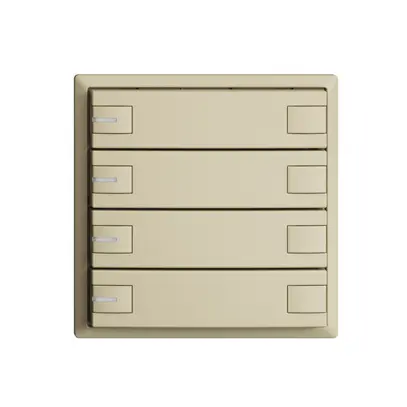 Poussoir KNX RGB EDUE, 250mW, a.LED RGB, 4×poussoir, comm.2×touches, van 