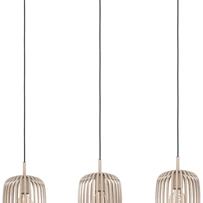 Lampada sospesa Eglo ROMAZZINA E27 3×0…40W 900mm sabbia 