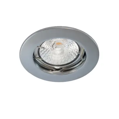 Spot encastré N-5030, rigide, chrome mat ressort de tension, Ø de montage 65mm 
