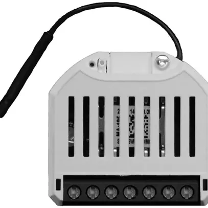 EB-RF-Schaltaktor myTEM MTSWQI-100-WL 24VDC/230V 2×6A 2×DI Z-Wave 