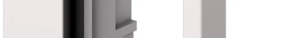 Adaptateur de montage Cecoflex AV, FLF, 1-fois, blanc 
