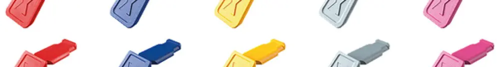 Clips KNIPEX ColorCode 10 Stück in Farbmischung 1 für KNIPEXtend u.Comfort 21mm 