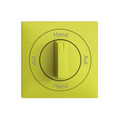 Frontset Aut.-Hand-Aut.-Hand EDIZIOdue 60×60mm lemon 