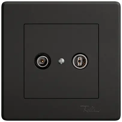 Presa antenna INC TV-R EDIZIO.liv SNAPFIX® presa di passaggio 4dB ne 
