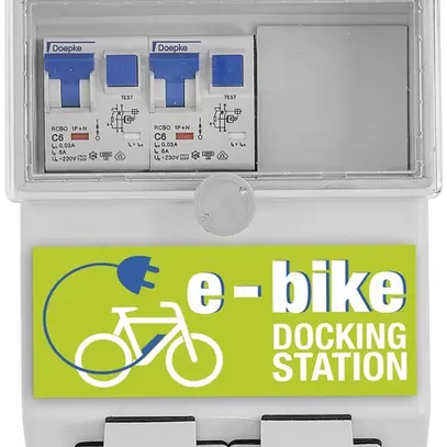 Stazione di carico Steffen per E-Bike e E-Scooter 2×T13 230V 1380W IP44 