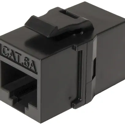 Modulo di accoppiamento ROLINE RJ45/RJ45 cat.6/u Keystone nero 