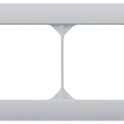 Telaio di copertura INC kallysto.line 1×4 grigio chiaro orizzontale 92×272mm 