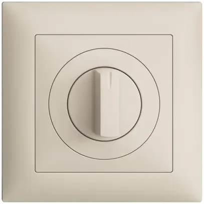 Kit frontal ENC EDIZIOdue crema 88×88mm pour interrupteur rotatif 