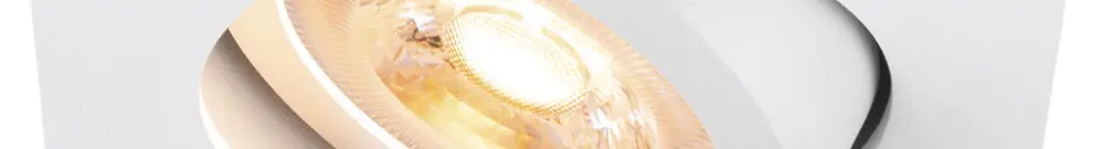 Downlight LED SLV NEW TRIA 68 GU10 1×10W VAR 82×82mm blanc 