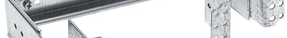 Rail DIN Hager univers N 1 travée 35×15×1.5mm abaissable 