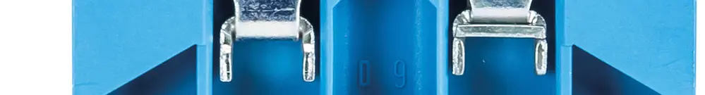 Borne de passage joignable WK 0.5…6mm² 32A 800V 2×vis 1 ét.rail TH35/G32 blc 