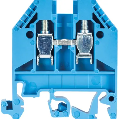 Borne de passage joignable WK 0.5…6mm² 32A 800V 2×vis 1 ét.rail TH35/G32 blc 