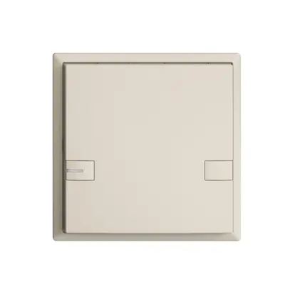 Pulsante KNX RGB EDUE, 250mW, c.LED RGB, 1×pulsante, com.2×tasti, crema 