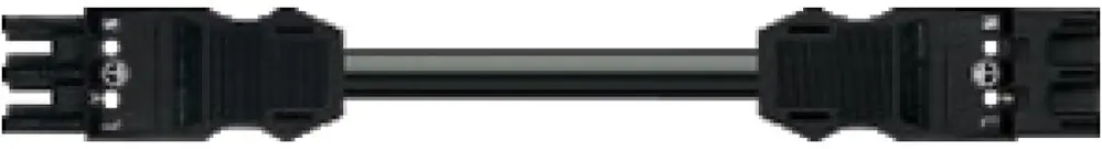 Câble de connexion WINSTA MIDI 3×2.5mm² 20A 250V 1m cod.A noir 