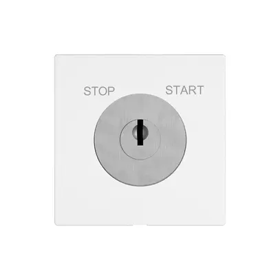 Interruttore a chiave EDIZIO.liv c.1007F/5000 cont.sep.1P STOP-START p=57mm bi 