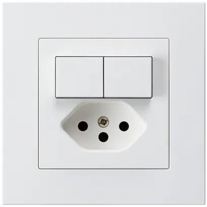 Combinazione INC kallysto.pro 2×A-R/1P+T13 bianco con protezione bambini 