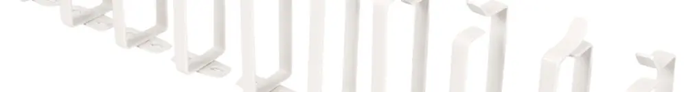 Guide-câbles ROLINE 45×44×100mm métal gris 10pcs 