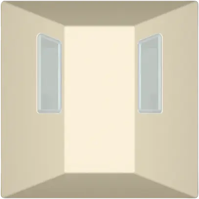 Bewegungsmelder EDIZIO.liv pirios 180 D10 SNAPFIX® Dimmer 1...10V cr 