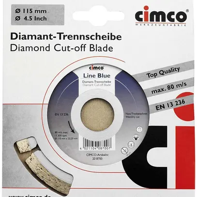 Disco diamante da taglio CIMCO Line Blue Ø230mm 