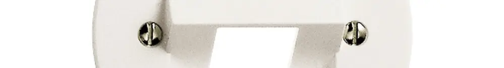 Disco frontale FH 1×RJ45 bianco ITplus 58mm 
