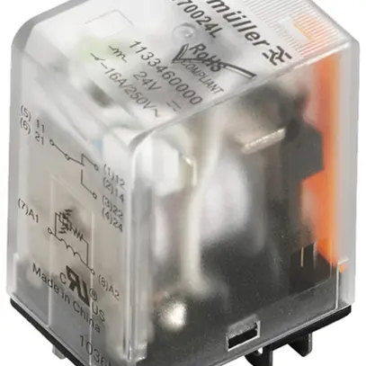 Relais WM DRL173012L 1CO AgSnO2 11.4…13.2VDC 16A/250VAC 