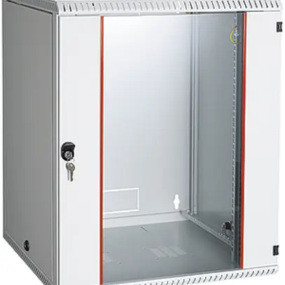 Armoire murale 19" R&M 24UH, porte vitrée, 600×1130×600mm, tôle d'acier gr 
